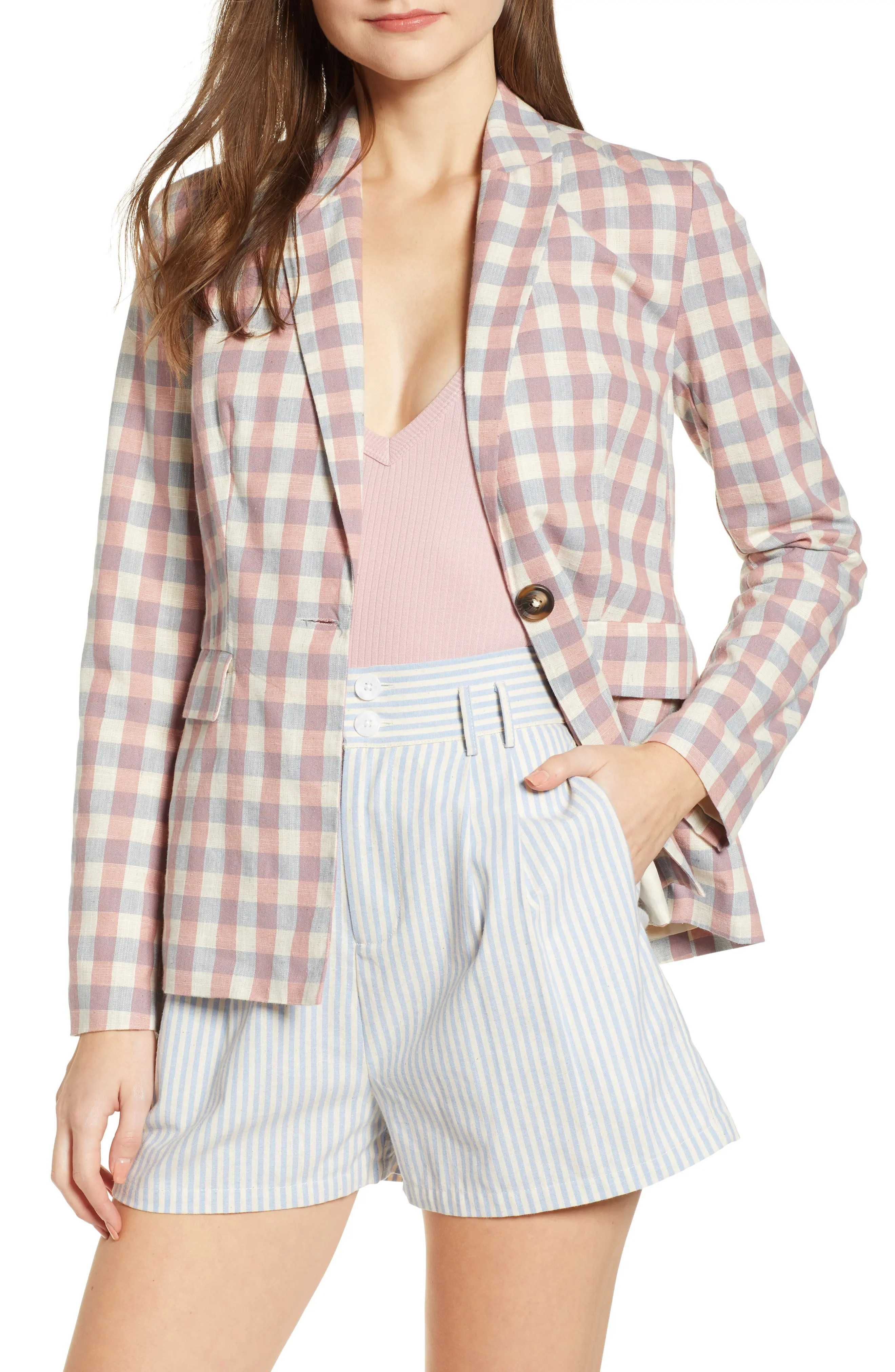 Gingham Check Blazer | Nordstrom
