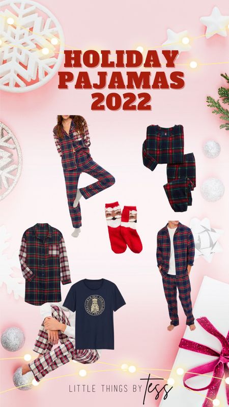 Holiday pajamas for the fam - currently around 60% off!! 
