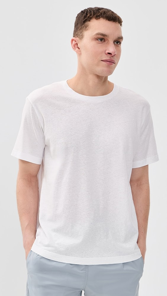 Dinis Linen Blend T-Shirt | Shopbop