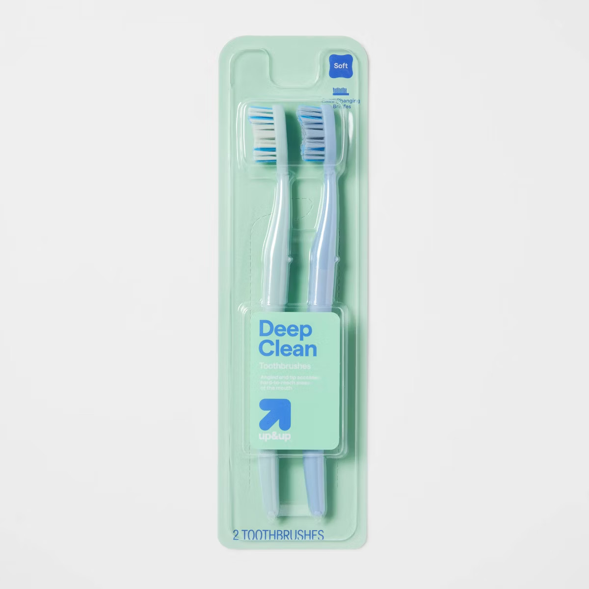 Deep Clean Toothbrush Soft - 2ct - up&up™ | Target