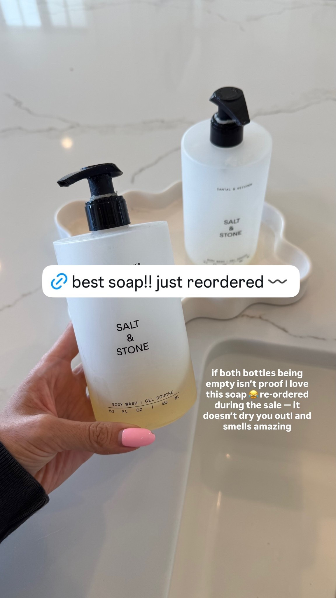 if both bottles being empty isn’t proof I love this soap 😂 re-ordered during the sale — it doesn’t dry you out! and smells amazing! On sale @Sephora get 20% off with code: SPRINGSALE 

would make a great Mother’s Day gift! 

#LTKMothersDay #LTKSaleAlert #LTKBeauty