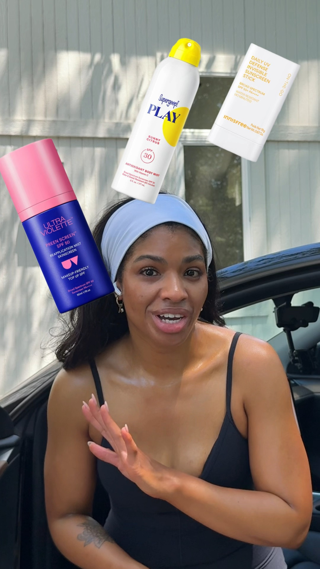 I’m so block happy 💅🏽 I even block the sun ☀️ 

If you’re trying to be better about wearing your sunscreen like you should here are some easy ways to start. 

@supergoop play sunscreen is so easy to use, makes my skin glow and feel soft.

Ultraviolet Preen Screen applies over makeup, is portable and has PA++++ technology for better protection. 

My innisfree stick is non greasy, and easy to apply anywhere or any time of day. It’s also completely invisible so it approved for black girls! 

Find all products linked in my “Blocked” collection and protect yourself correctly.

#LTKOver40 #LTKselfcare #LTKSeasonal