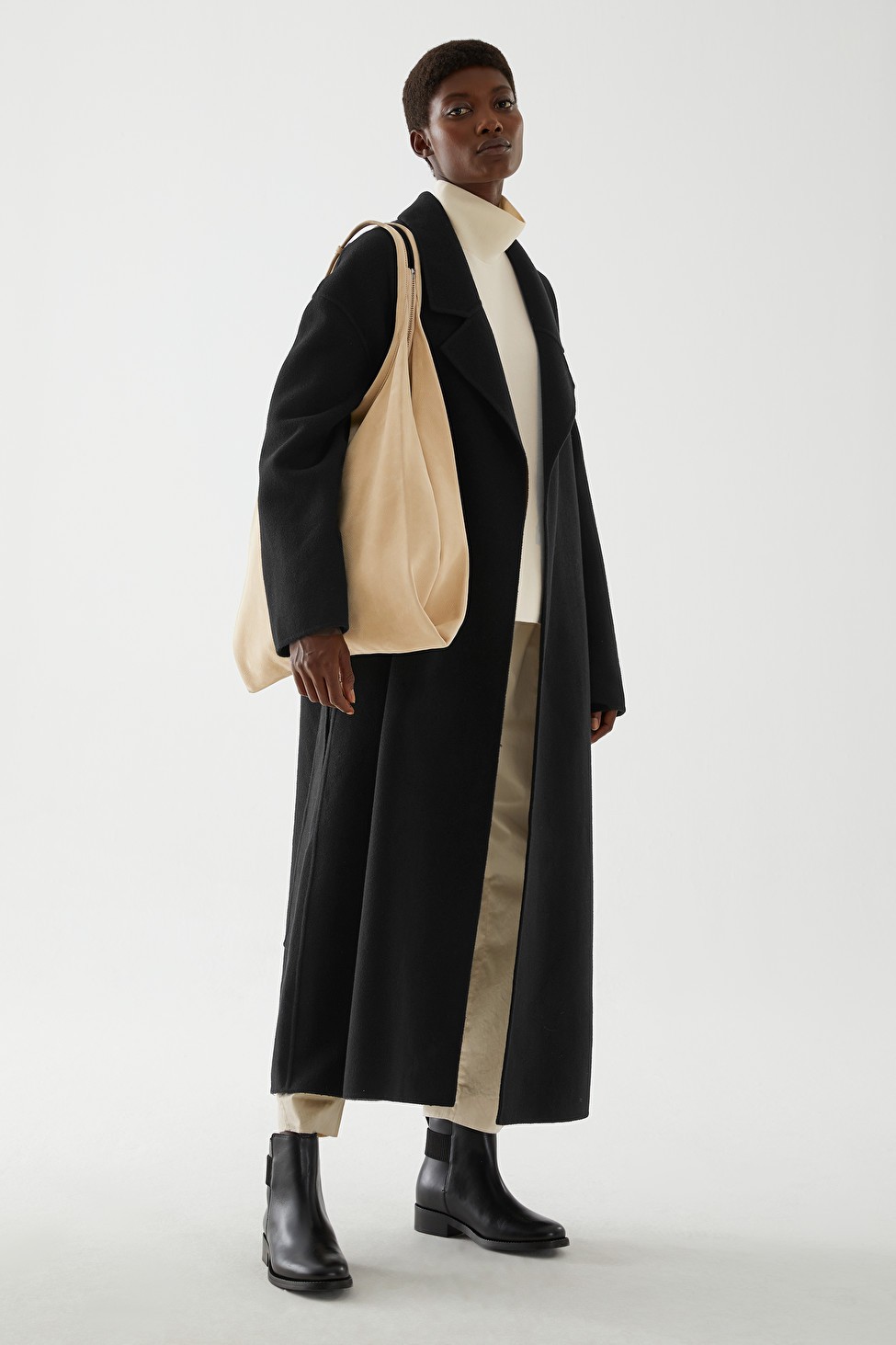 WOOL MIX RELAXED BELTED COAT | COS (US)