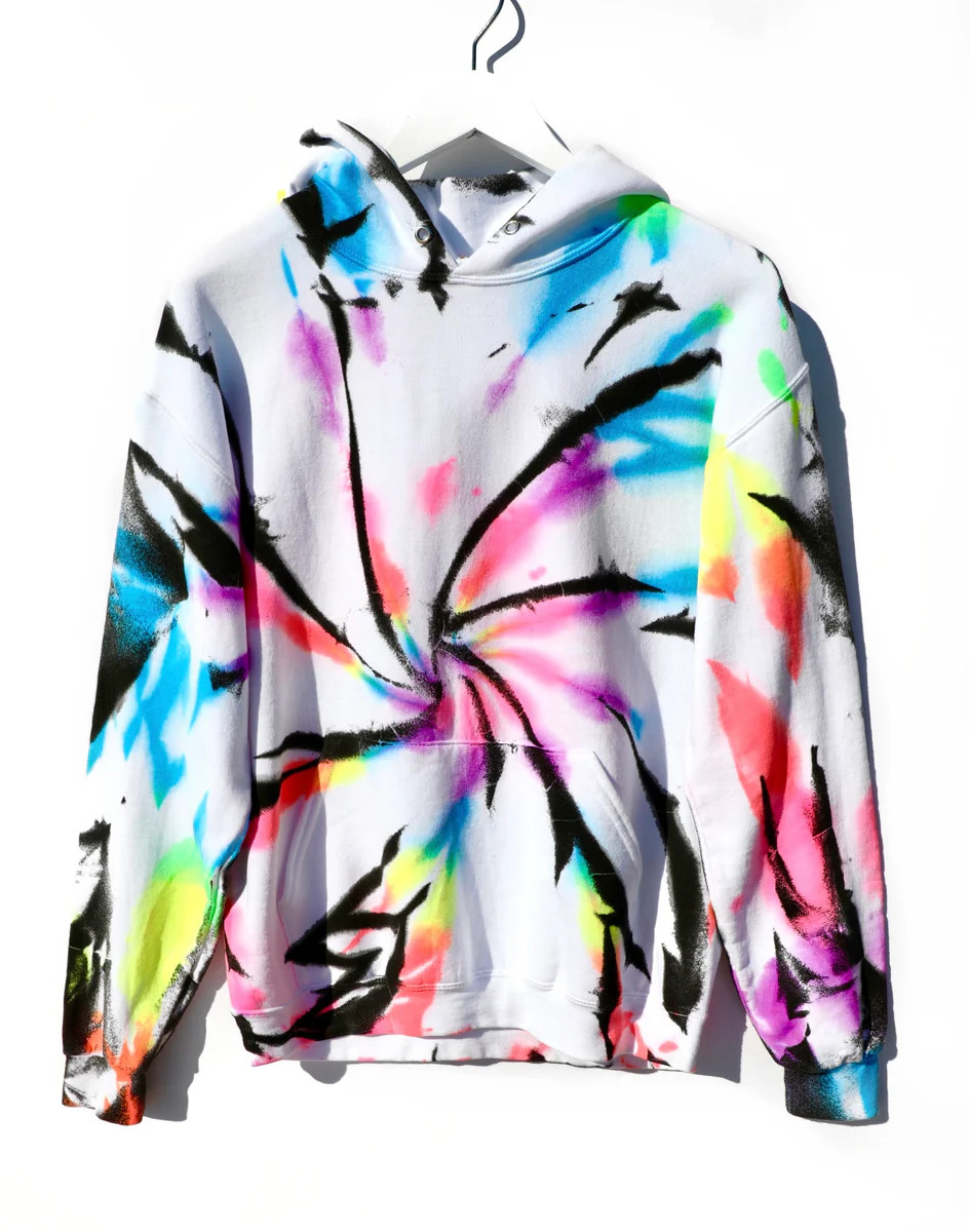 Pocket Hoodie / Black Rainbow | MYRRHE