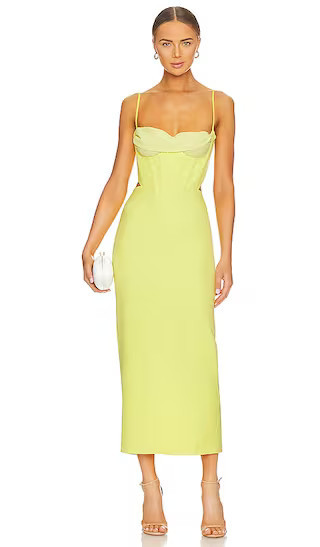 Martini Midi Dress in Limoncello | Yellow Dress | Lemon Dress | Lime Dress | Lime Green Dress | Revolve Clothing (Global)
