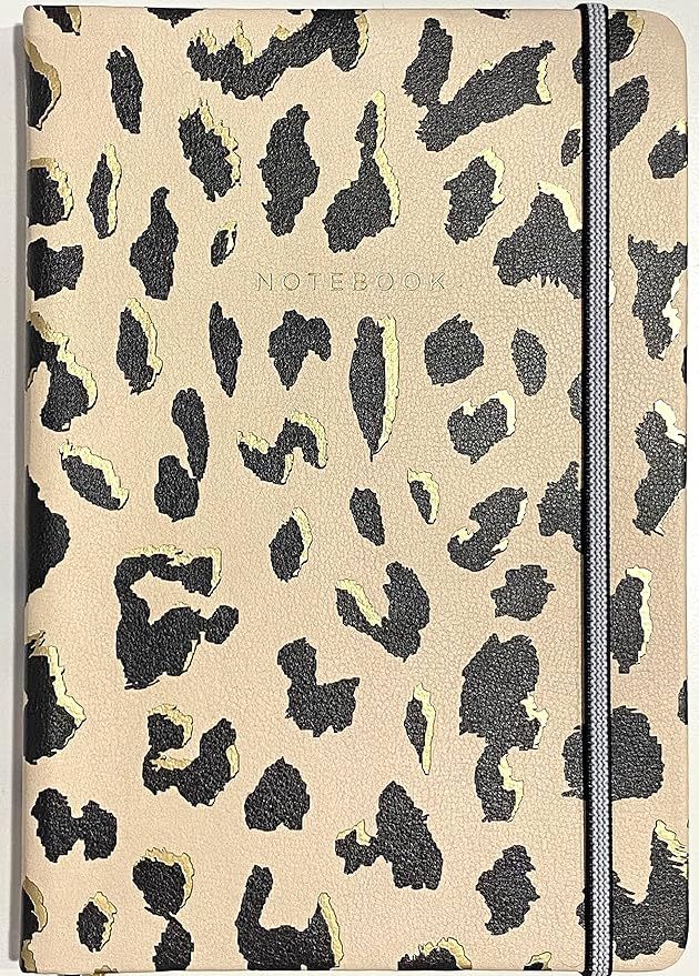 Eccolo Lined Journal Notebook, Hard Cover, Cheetah, 256 Ruled Pages, Medium 5.75-x-8.25 inches | Amazon (US)