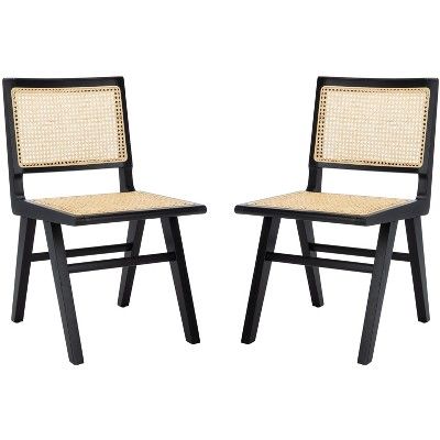 Hattie French Cane Dining Chair (Set of 2)  - Safavieh | Target