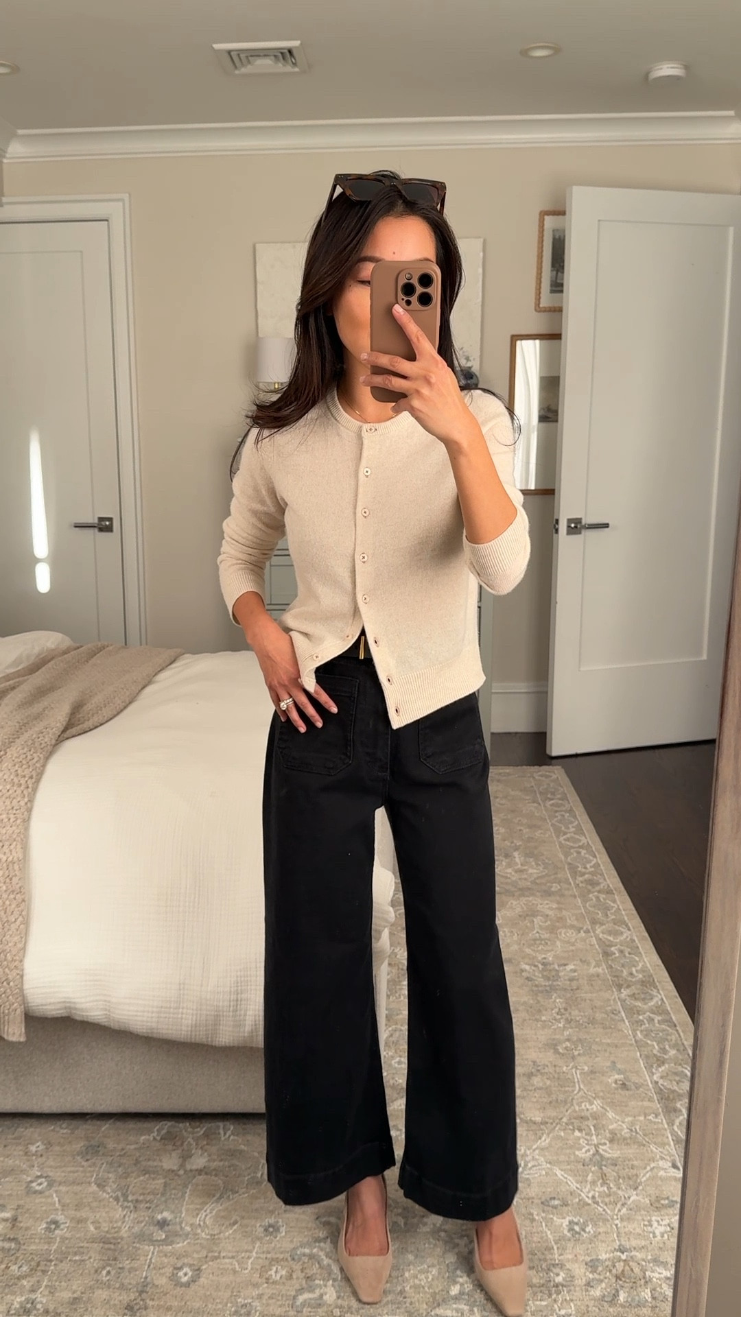 Last day of Anthropologie promo

• Colette high rise crop wide leg jeans 24 petite, this color and style runs big at the waist so I would size down, flattering wider almost barrel leg cut. 

Other Colettes and the pants are TTS don’t run big for me

• Juliet cashmere cardigan sweater XXS, petite friendly, smaller in fit and length is a bit shorter
 
Outfit with jeans, petite friendly wide leg jeans, easy mom outfit

#LTKSeasonal #LTKootd #LTKPetite