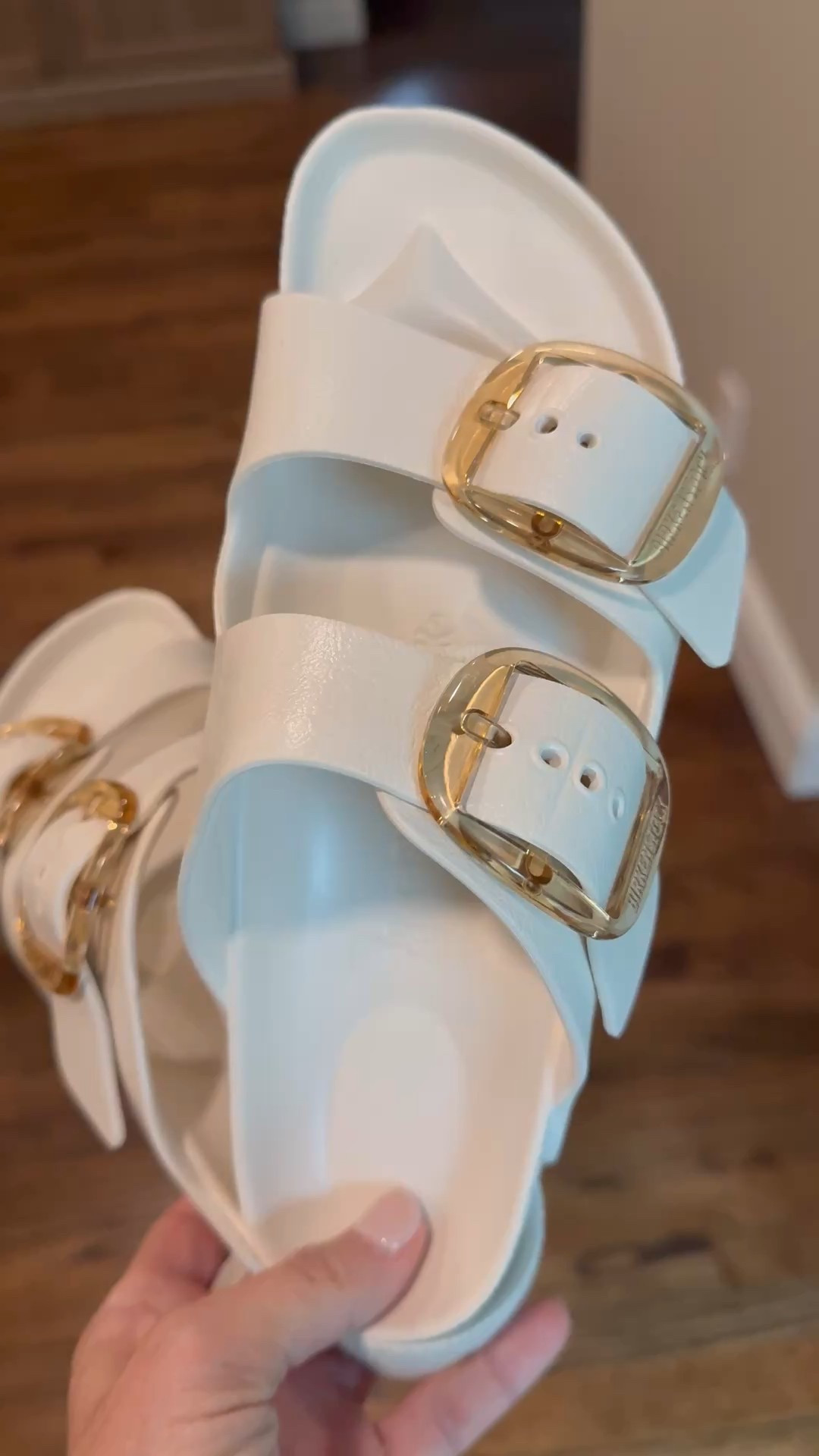 White waterproof Birkenstocks 

#LTKStyleTip #LTKSummerEdit #LTKShoeCrush