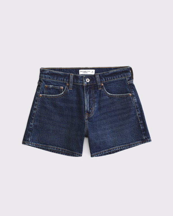 Mid Rise A-Line Short | Abercrombie & Fitch (US)