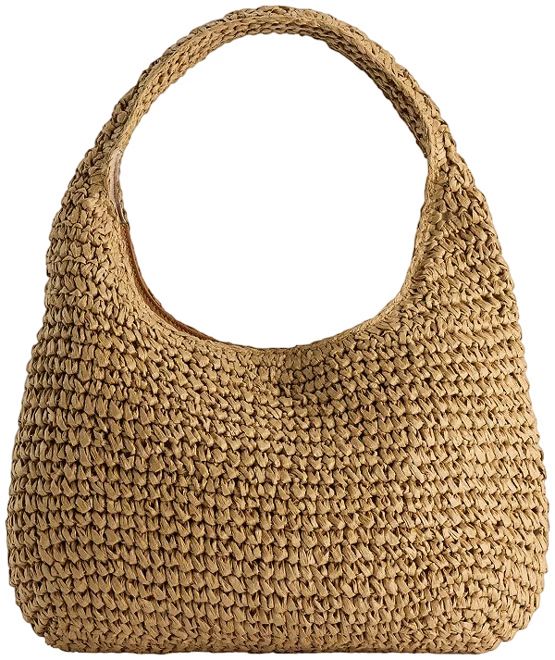 LC Lauren Conrad Kathy Crochet Straw Shoulder Bag | Kohl's