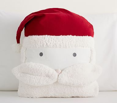 Santa Pillow | Pottery Barn Kids | Pottery Barn Kids