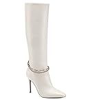 Vince Camuto Women's Felinda Knee High Boot, Warm White, 8.5 | Amazon (US)
