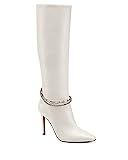 Vince Camuto Women's Felinda Knee High Boot, Warm White, 8.5 | Amazon (US)