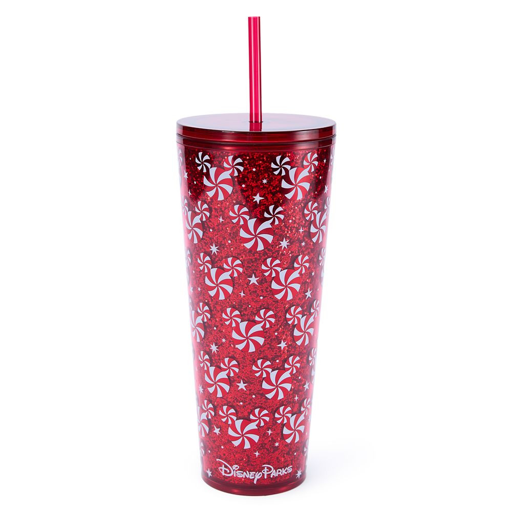 Mickey Mouse Icon Peppermint Swirl 24 oz. Starbucks® Travel Tumbler with Straw – Disney Parks | Disney Store