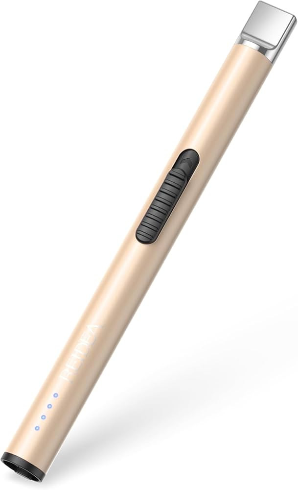 REIDEA Lighter S4 Pro Electric USB Rechargeable Safety Lock with LED Battery Indicator Flameless ... | Amazon (US)