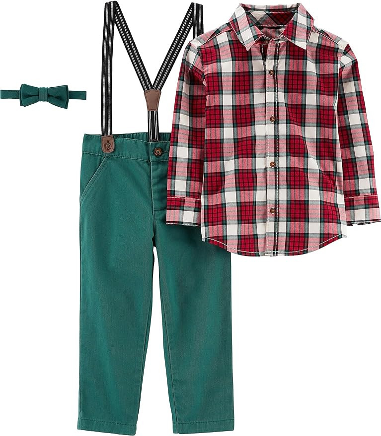 Simple Joys by Carter's Toddlers and Baby Boys' 4-Piece Special Occasion Bow-tie and Suspender Pa... | Amazon (US)