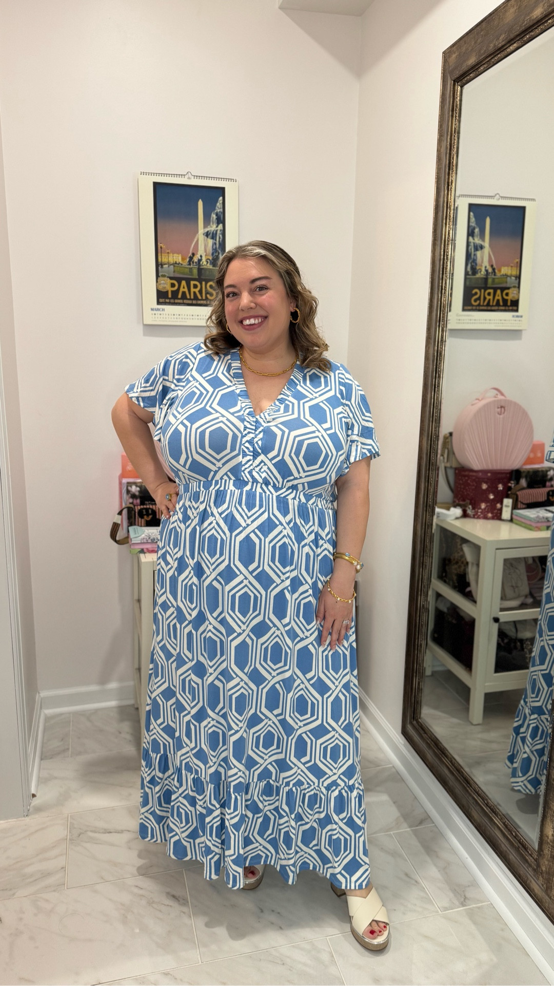 🌸 Get ready with me for an #InternationalWomensDay afternoon tea 🫖🌸

@lanebryant sent over this beautiful new dress. I love how soft it feels and the pattern is so pretty, plus it has pockets! #giftedbylanebryant I styled it with my favorite Aerosoles heel, Julie Vos jewelry, and new @portlandleather bag. 

🩵

#LTKSaleAlert #LTKootd #LTKPlusSize