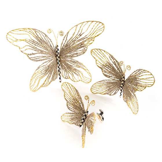 Golden Hour Butterfly Clips - Set of 3 | MacKenzie-Childs