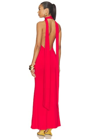 Scarf Open Neck Dress
                    
                    GUIZIO | Revolve Clothing (Global)