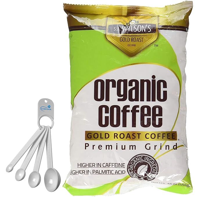SA Wilson's Organic Enema Coffee,Ground Coffee, Certified Organic Coffee, 1 LB Gold Roast Enema C... | Amazon (US)