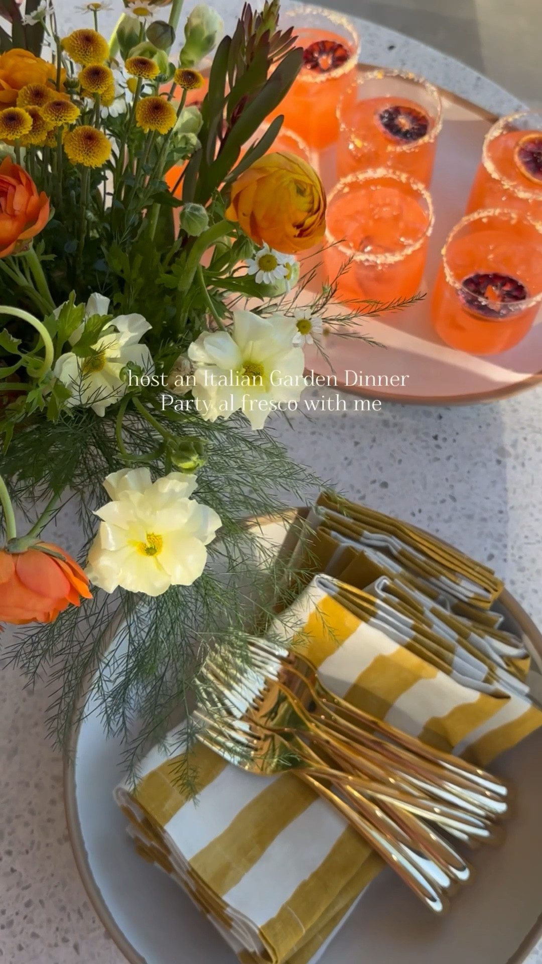 Magic happens when good design meets good company ✨ Hosted my favorite gals for an al fresco dinner in our new garden lounge, featuring the dreamiest Lulu & Georgia pieces that transform any space into something special.

On the menu: Italian margaritas, prosciutto-melon skewers, saucy green pasta with grilled salmon and crunchy Calabrian breadcrumbs, and DIY affogatos for dessert. A simple, yet impressive menu for the perfect evening of conversation, comfort, and seasonal flavors under the stars. 💫

Sharing good food and moments with my friends is what it’s all about, and I am loving our new space—where natural textures, spring colors, and flickering candlelight come together to make memories that last far beyond dinner. 🍊🌱🥖

#luluandgeorgia #outdoorentertaining #springdinner #alfresco #luluandgeorgiapartner

#LTKParties #LTKFindsUnder100 #LTKHome