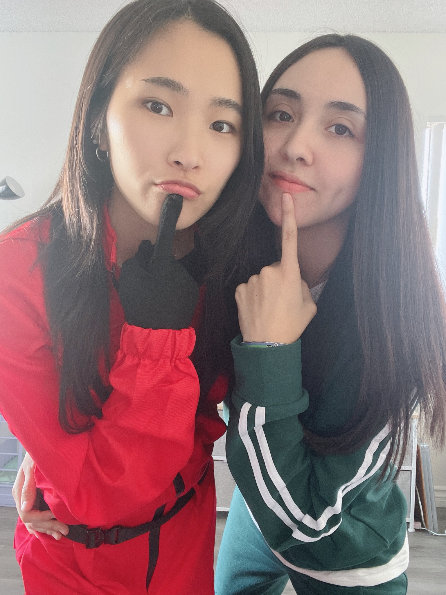 Squid game costumes ❤️💚 It was our first time to wear costumes and walk around the street 😊 It was very fun!

#LTKU #LTKparties #LTKSeasonal