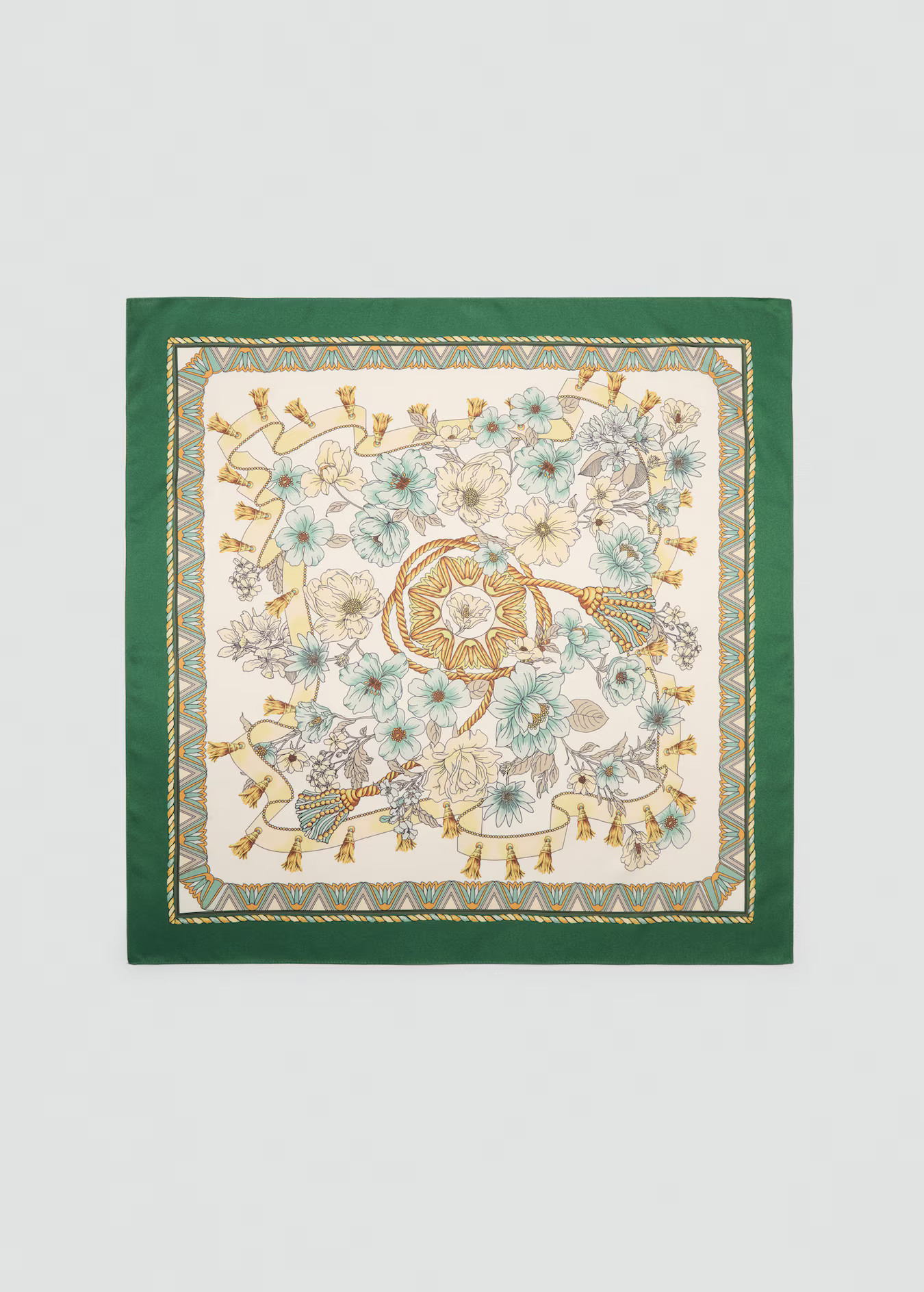 Floral printed scarf - Woman | MANGO USA | MANGO (US)