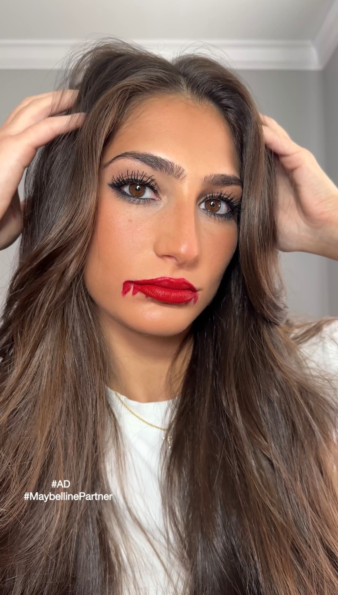 #AD #MaybellinePartner Finished sultry look using @maybelline products 🧛‍♀️💋 @target @targetstyle #TargetPartner #Target @Shop.LTK