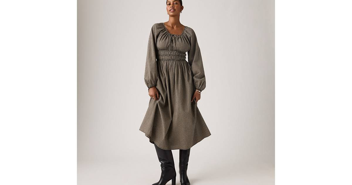 Tess Smocked Dress - White | Levi's® CA | Levi's CA