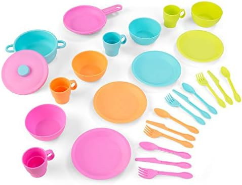 KidKraft 27pc Cookware Set - Brights Multi, 6.5 x 6.5 x 6.5 inches | Amazon (US)