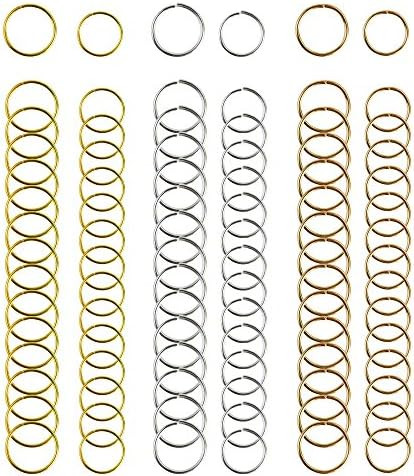 Nydotd 180 Pieces Hair Rings Braid Rings Hair Loop Clips Hair Hoops, 3 Colors, 2 Sizes Women Fash... | Amazon (US)