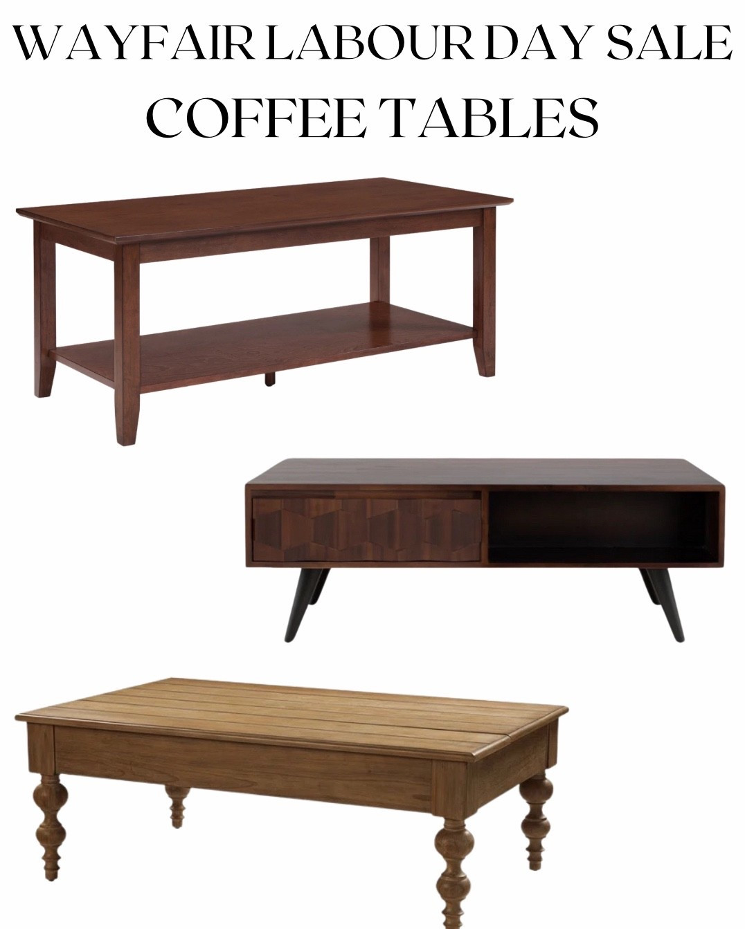 Don’t miss out! ✨ Wayfair coffee tables are on sale up to 70% off right now, and they’re the perfect addition to any living space. From sleek, modern designs to timeless classics, there’s something for every style. Scroll below to shop the sale and elevate your home decor at a great price! 🛋️ #wayfair #CoffeeTableSale #HomeDecorDeals #LTKhome #ShopTheSale

Wayfair 
Wayfair sale 
Wayfair coffee table sale
Living room 
Coffee table
Wooden coffee table 
Modern coffee table 
Coffee tables on sale
Affordable Wayfair furniture
Modern coffee tables
Wayfair home decor deals
Shop Wayfair sale
Stylish coffee tables
LTK home decor finds
Wayfair discounts
Home decor bargains
Trendy living room furniture
Modern decor
Modern living room 

#LTKSaleAlert #LTKHome #LTKFallSale

#LTKHome #LTKSaleAlert #LTKCyberWeek

#LTKHome #LTKSaleAlert #LTKWatchNow

#LTKSaleAlert #LTKHome #LTKWatchNow

#LTKFamily #LTKSaleAlert #LTKHome

#LTKFamily #LTKSaleAlert #LTKHome