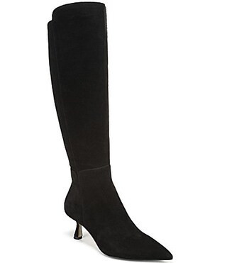 Sam Edelman Taylin Suede Kitten Heel Tall Dress Boots - 9.5 | Dillard's