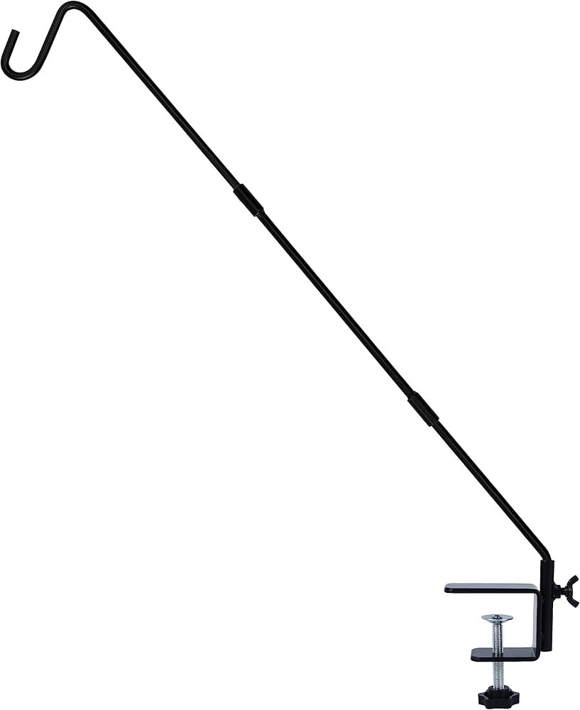 Juegoal Heavy Duty Deck Hook with 2 Inch Non Slip Clamp, 25 to 36 Inch Extended Reach Deck Hook, ... | Amazon (US)