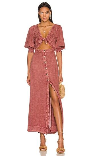 String of Hearts Maxi in Empress Rock | Revolve Clothing (Global)