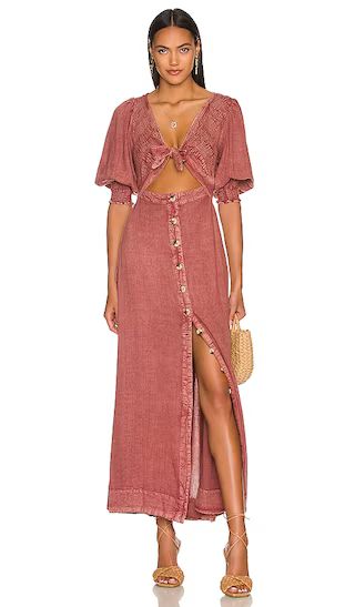String of Hearts Maxi in Empress Rock | Revolve Clothing (Global)