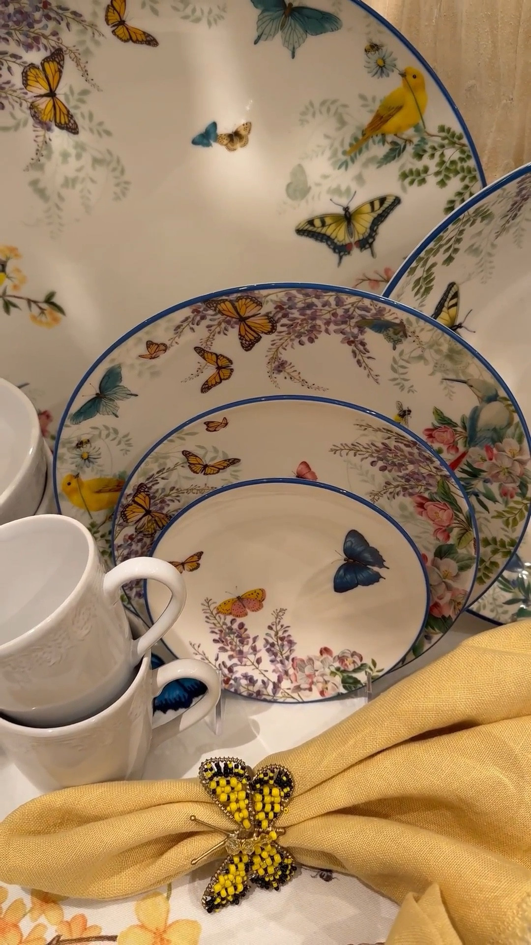 Butterfly dinnerware for a Spring tabletop decor, place setting, home refresh 

#LTKdayinmylife #LTKSeasonal #LTKHome