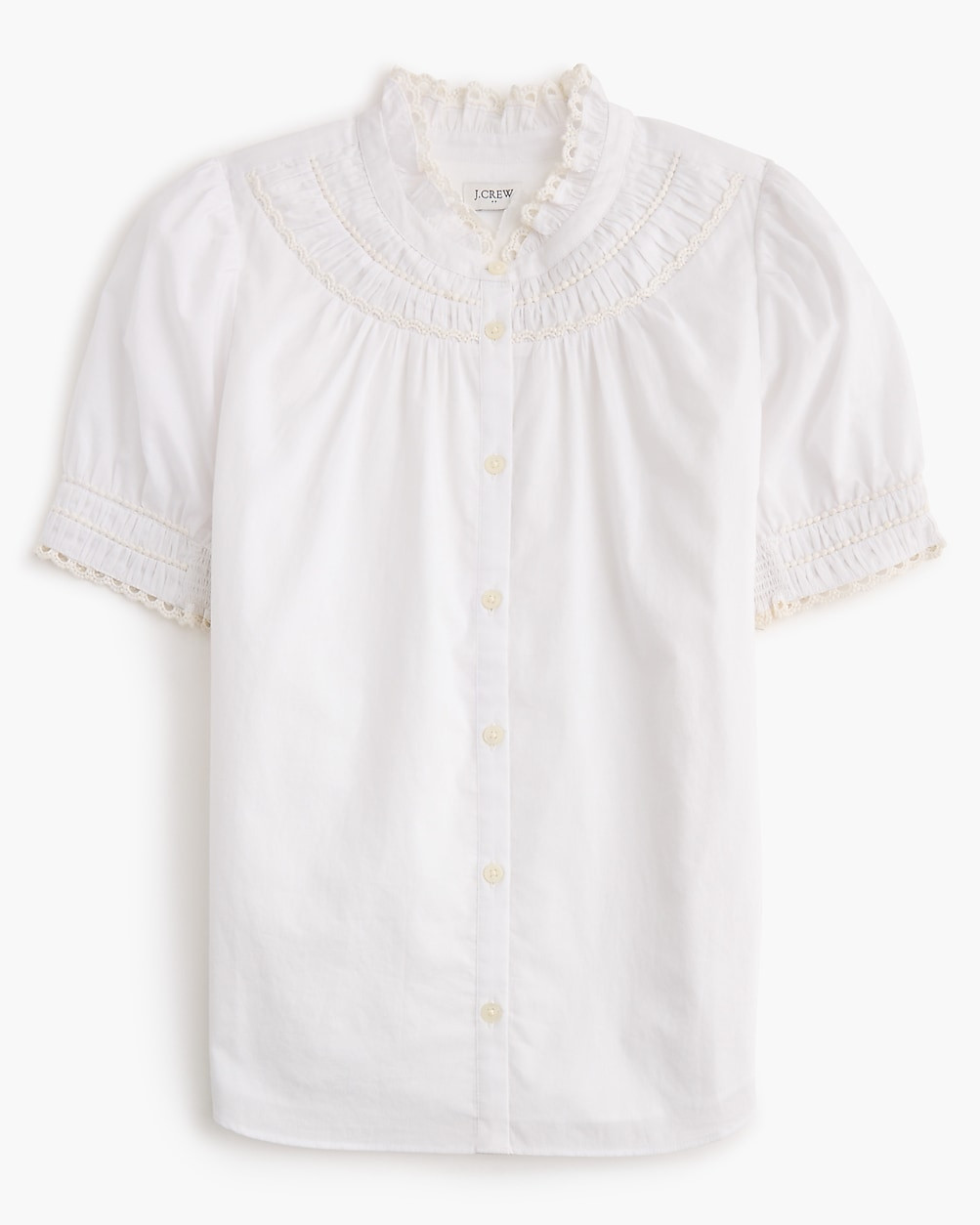 Short-sleeve smocked top | J.Crew Factory