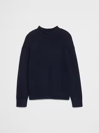 Perfectly Soft Roll-Neck Sweater | Banana Republic Factory