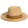 FURTALK Womens Mens Wide Brim Straw Panama Hat Fedora Summer Beach Sun Hat UPF Straw Hat for Wome... | Amazon (US)