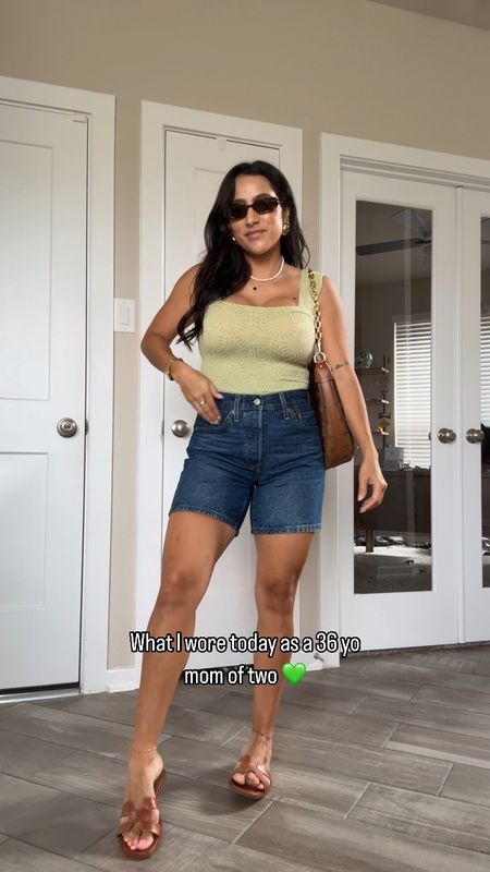 Casual outfits. Tops small, shorts 26, sandals run tts 

Petite style, summer outfit, casual outfit, Bermuda shorts 

#LTKSeasonal #LTKStyleTip #LTKVideo