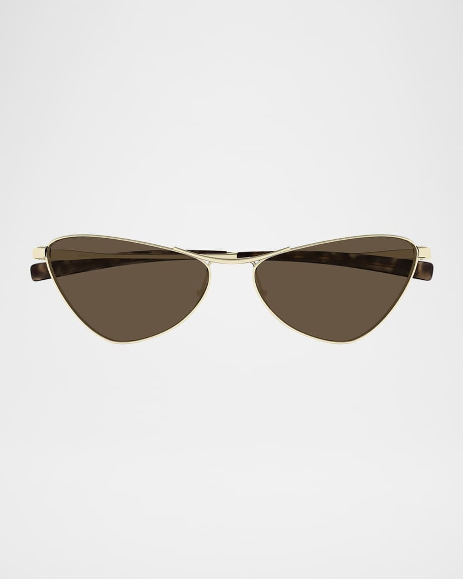 Saint Laurent 56mm Titanium Cat-Eye Sunglasses | Neiman Marcus