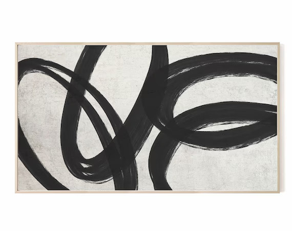 Samsung Frame Tv Art Painting Abstract Wall Art for Frame TV | Etsy | Etsy (US)