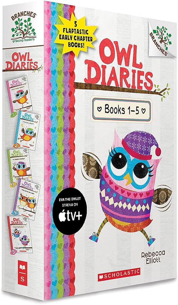 Amazon.com: Owl Diaries, Books 1-5: A Branches Box Set: 9781338144314: Elliott, Rebecca, Elliott,... | Amazon (US)