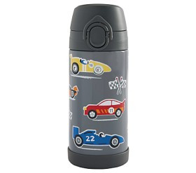 Mackenzie Race Cars Glow-in-the-Dark Water Bottle | Pottery Barn Kids