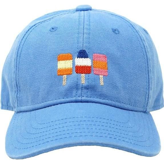 Popsicles Baseball Hat, Light Blue - Harding Lane Hats & Mittens | Maisonette | Maisonette