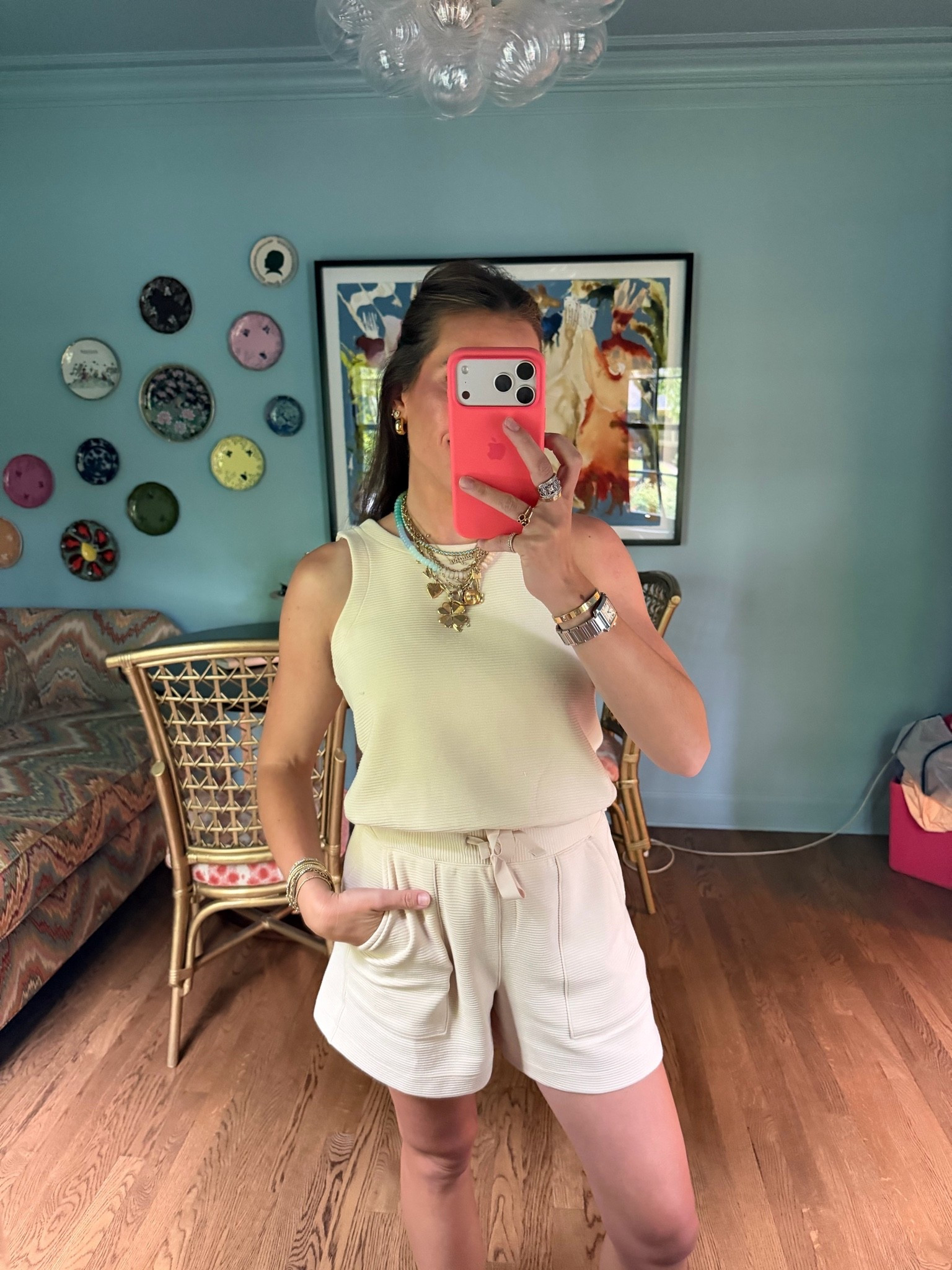 Perfect little romper for summer! Wearing an xsmall // use code SHELBYBXSPANX