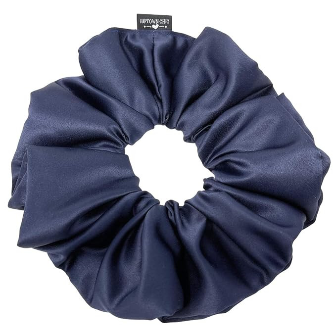Jumbo Oversized XL Satin Scrunchies for Women Girls, Frizz Prevention, Sleep Hair Holder, Large E... | Amazon (US)