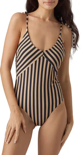 Anju Stripe One-Piece Swimsuit | Nordstrom